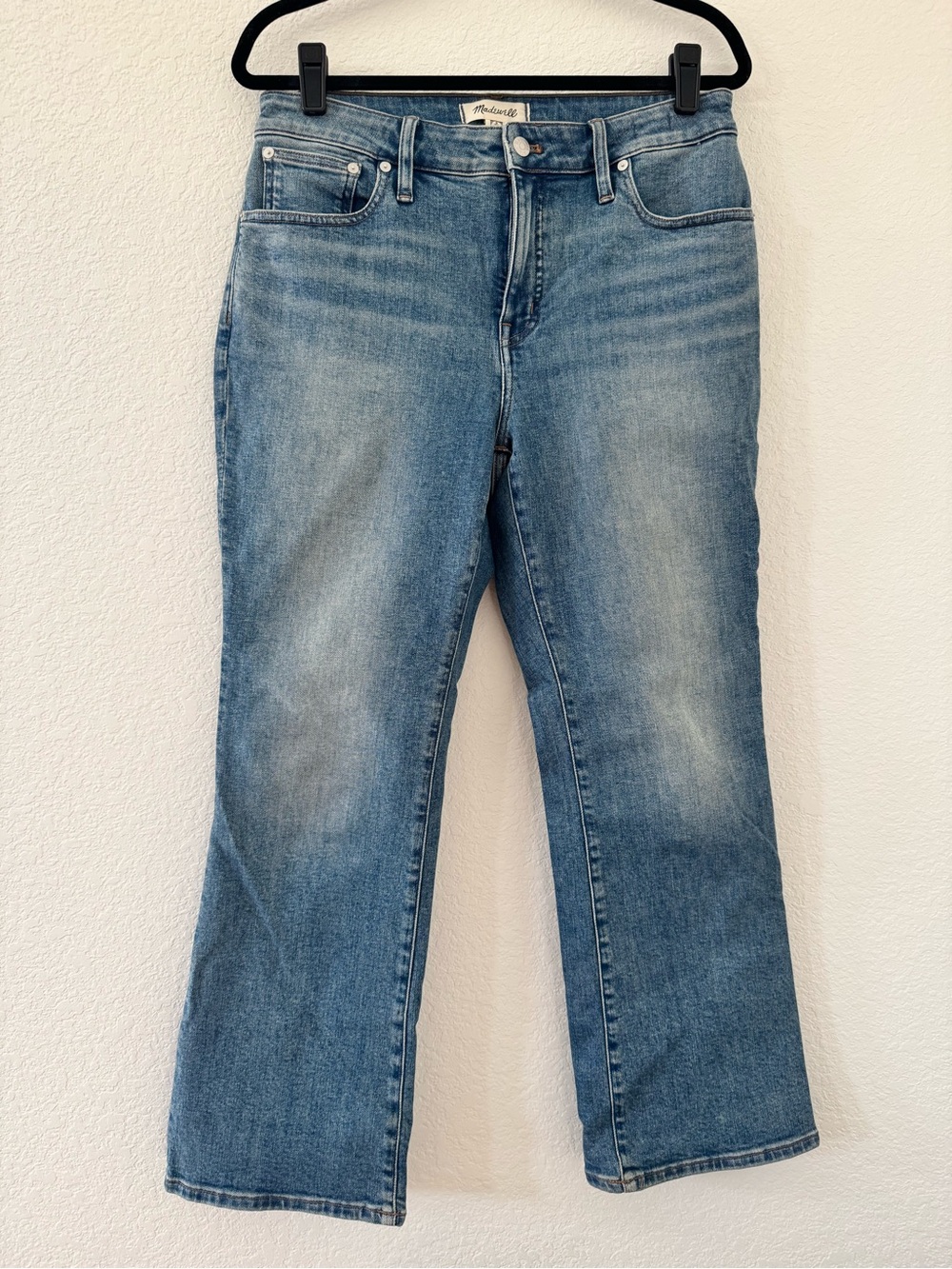 Madewell Curvy Kick Out Jeans Medium Blue